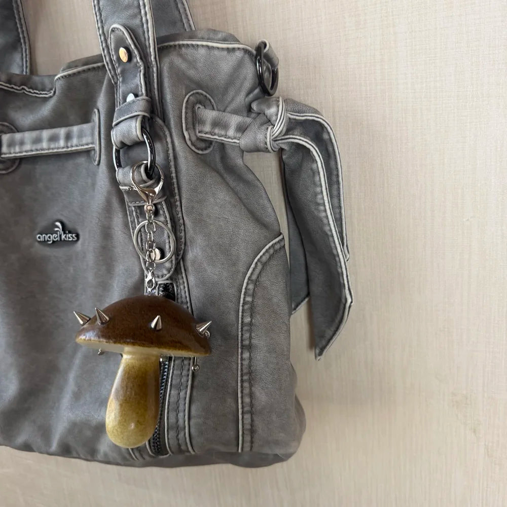 Damen-Handtasche Top-Handle Schultertasche Vintage Stil Aus Weichem PU-Leder Ideal Für Alltag