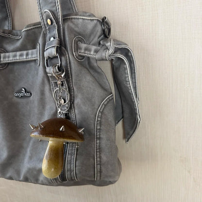 Damen-Handtasche Top-Handle Schultertasche Vintage Stil Aus Weichem PU-Leder Ideal Für Alltag