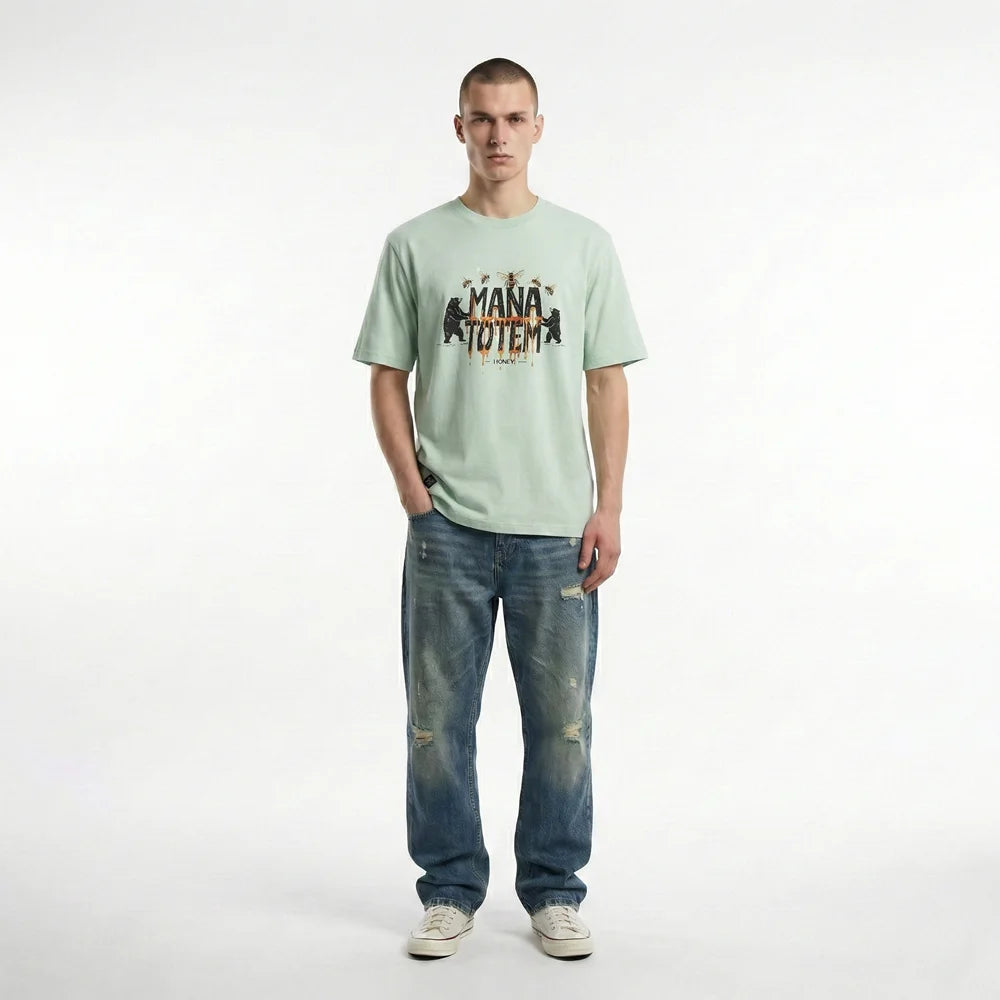 Herren Sommer T-Shirt Aus Atmungsaktiver Baumwolle Für Leichten Tragekomfort