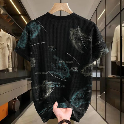 Herren T-Shirt aus schnell trocknender Eis-Seide für lässige Sommerabende