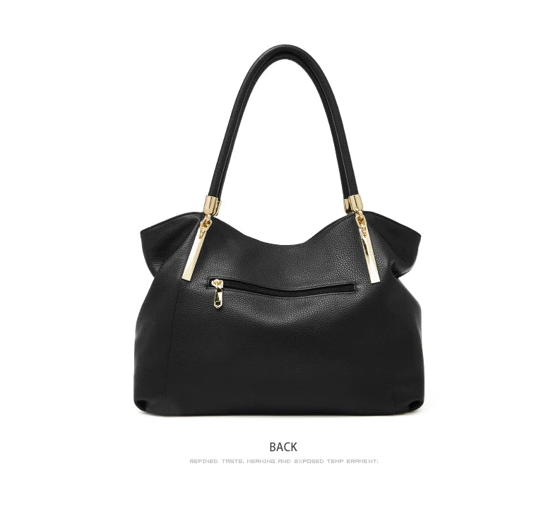 Damen Schultertasche aus Genuine Leather im eleganten Stil