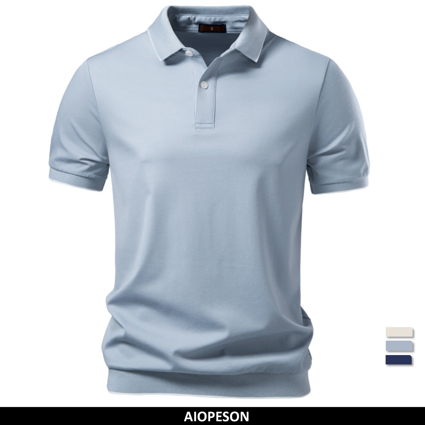 Premium Herren Poloshirt Kühl Atmungsaktiv Old Money Sommer