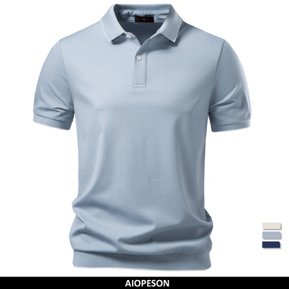 Premium Herren Poloshirt Kühl Atmungsaktiv Old Money Sommer