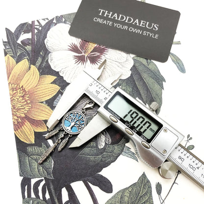 Damen-Charm-Anhänger Traumfänger Baum handgemacht II aus Sterlingsilber
