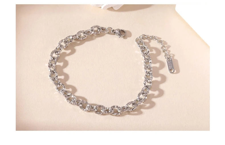Damen-Kettenarmband klassisch aus Edelstahl