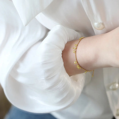 Damen-Armband Quaste mit Zirkonia