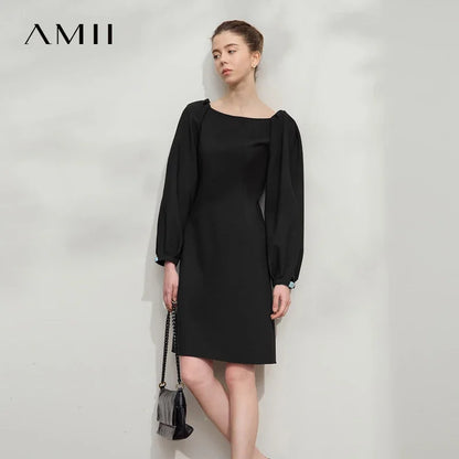 Elegantes Damenkleid Figurformend Slim Schnitt Büro Anlass