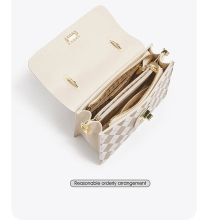 Damen-Beuteltasche Elegant aus PU mit Innenreißverschlussfach Geschenkidee Perfekt Als Geschenk für Mutter Und Ehefrau