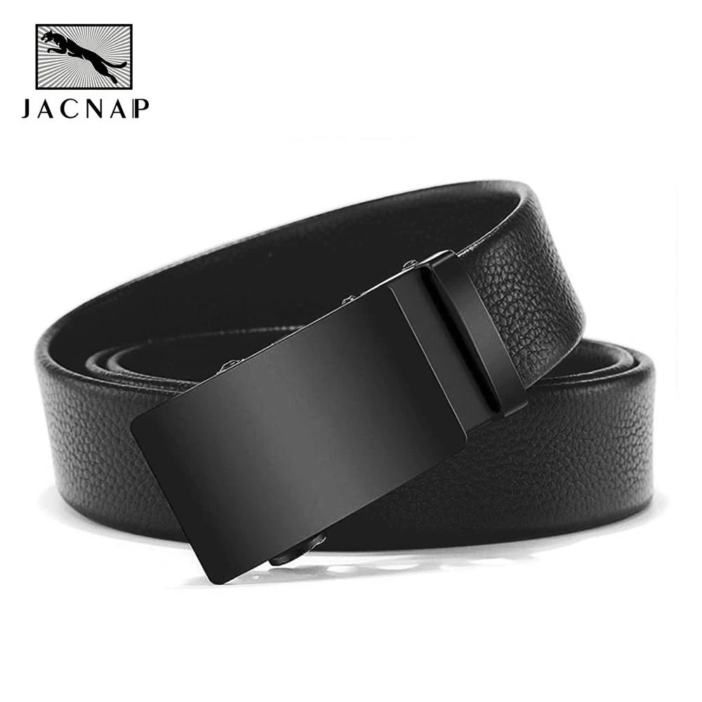 Herren Ledergürtel Business Casual 3,5 cm Automatik-Schnalle PU Geschenk