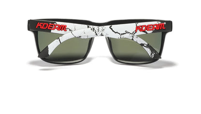 Sonnenbrille quadratisch polarisiert Reißverschlussetui 30 Farben Unisex