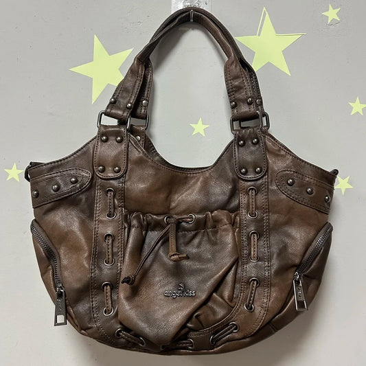 Damen-Schultertasche Großes Fassungsvermögen Mit Reißverschluss Und Mehreren Innenfächern