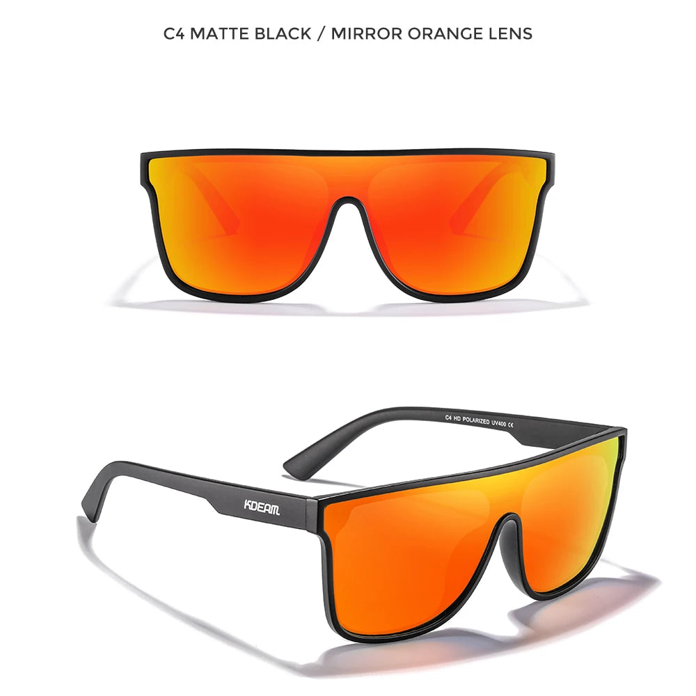 Sonnenbrille Einteiler polarisiert Sport Baseball Angeln Fahren Komplettzubehör