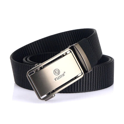 VATLY Tactical Nylon-Gürtel 3,4 cm 1200D mit Automatik-Schnalle Outdoor