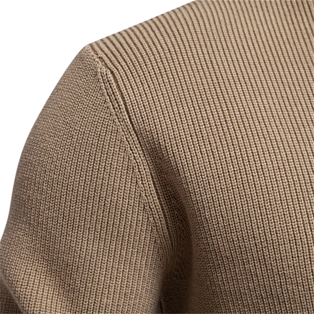 Herren Pullover im lässigen Stil mit Rollkragen für Herbst und Winter