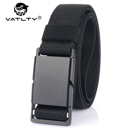 Unisex-Gürtel mit Magnetverschluss 34mm Breite Braun für Jeans Freizeit Alltagsbegleiter