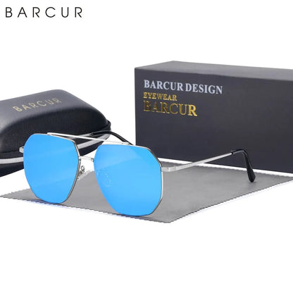 Sonnenbrille quadratisch 2mm dicke Gläser polarisiert Unisex