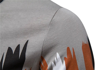 Herren T-Shirt aus Baumwolle mit Print im lässigen Streetwear-Stil