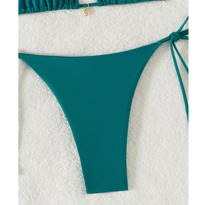 Push-Up-Bikini-Set für Damen mit brasilianischem Schnitt – ideal für Strand und Pool
