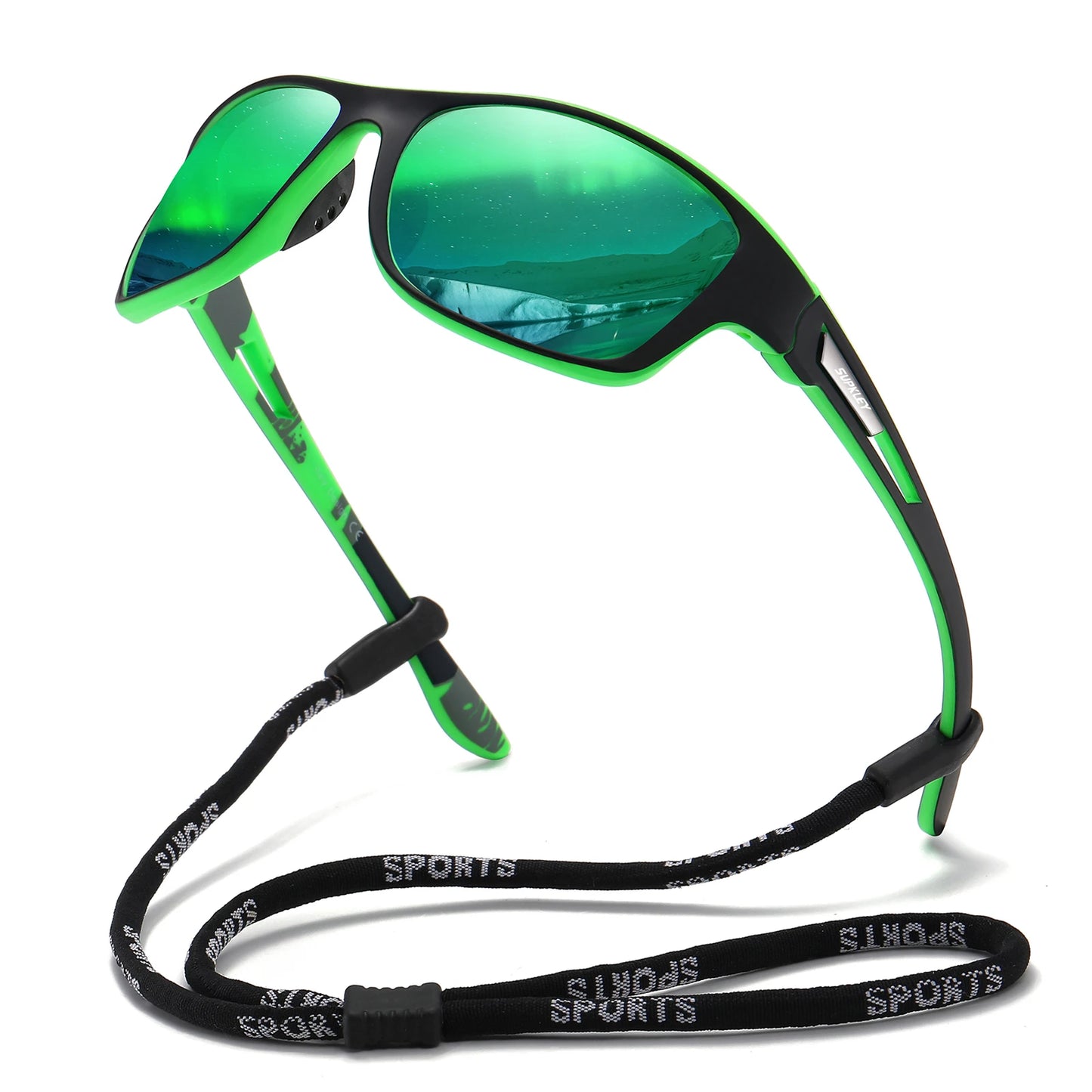 Sonnenbrille Sport polarisiert bunt UV400 Spiegel Bergsteiger Herren