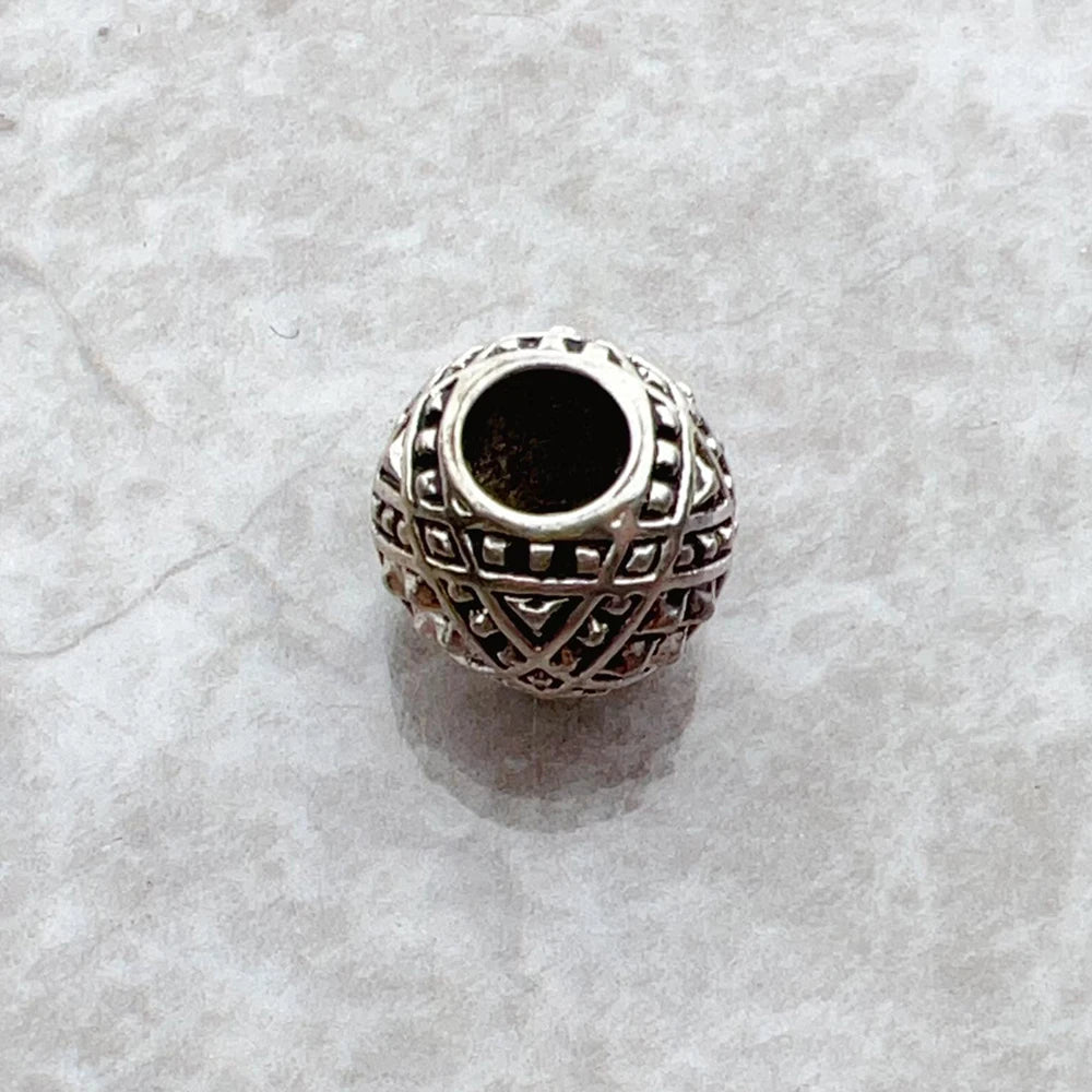 Damen-Ohrstecker Karma Perlen Punk 925 Sterlingsilber