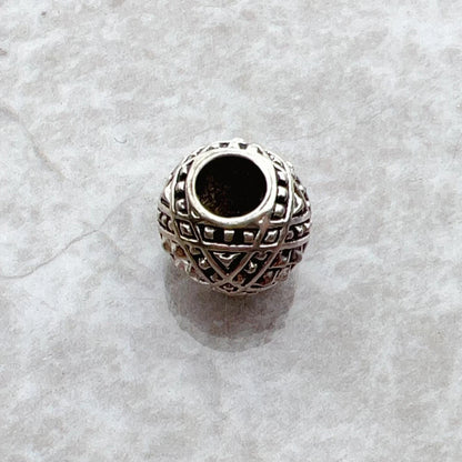 Damen-Ohrstecker Karma Perlen Punk 925 Sterlingsilber