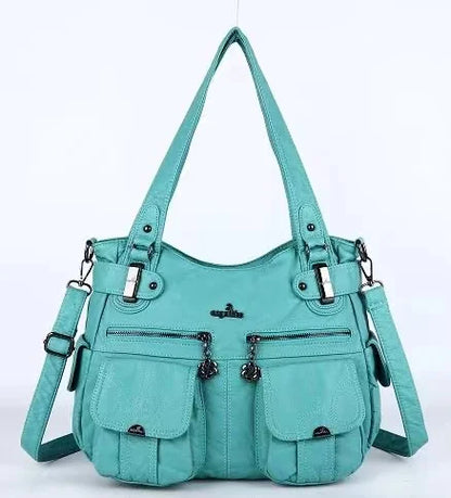 Damen-Handtasche Multifunktionale PU-Tasche Großes Fassungsvermögen Alltagsbegleiter