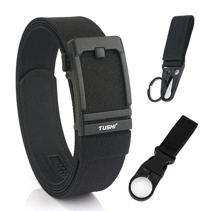 Unisex-Taktischer Gürtel aus 1100D Nylon mit Metall-Schnalle, Ideal für Airsoft-Pistolen