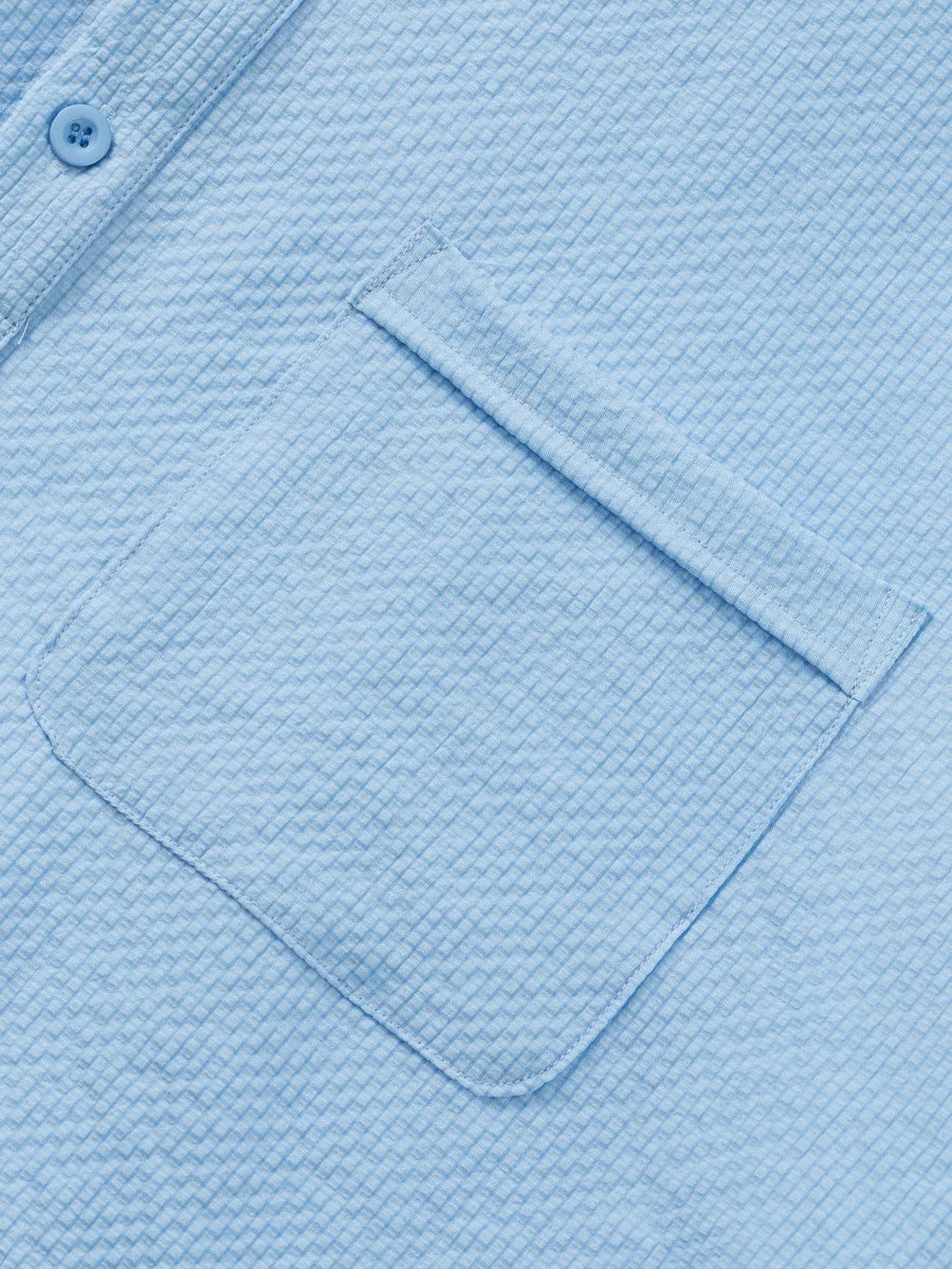 Langarm-Poloshirt für Herren mit Reverskragen – dünnes, vielseitiges Oberteil für Business und Freizeit in Uni-Farben, ideal für den Frühling und Herbst