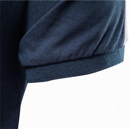 Premium Herren Polo Shirt Feuchteregulierend Mit Giraffenstickerei