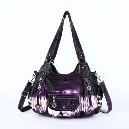 Damen-Handtasche Aus PU-Leder Mit Leopardenmuster Und Top-Handle-Design Für Alltag