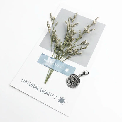 Damen-Charm-Anhänger Sternzeichen Horoskop Vintage aus Sterlingsilber