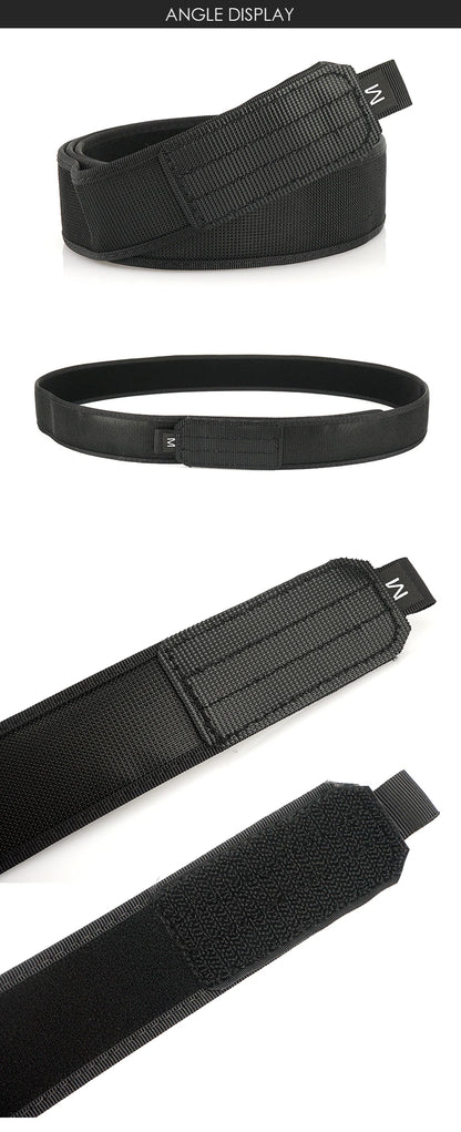 VATLY Ultra-dünner Tactical Innengürtel Nylon Metallfrei Reise Unisex