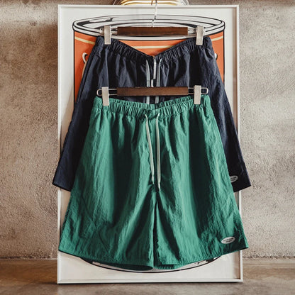 Herren Shorts im sportlichen Funktionsstil mit elastischer Taille und Taschen