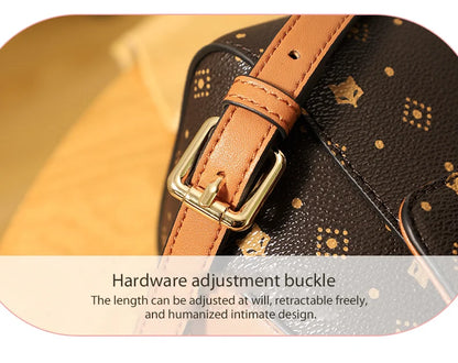 Damen-Umhängetasche aus PVC-Leder, Schlankes neutrales Design als Alltagsbegleiter