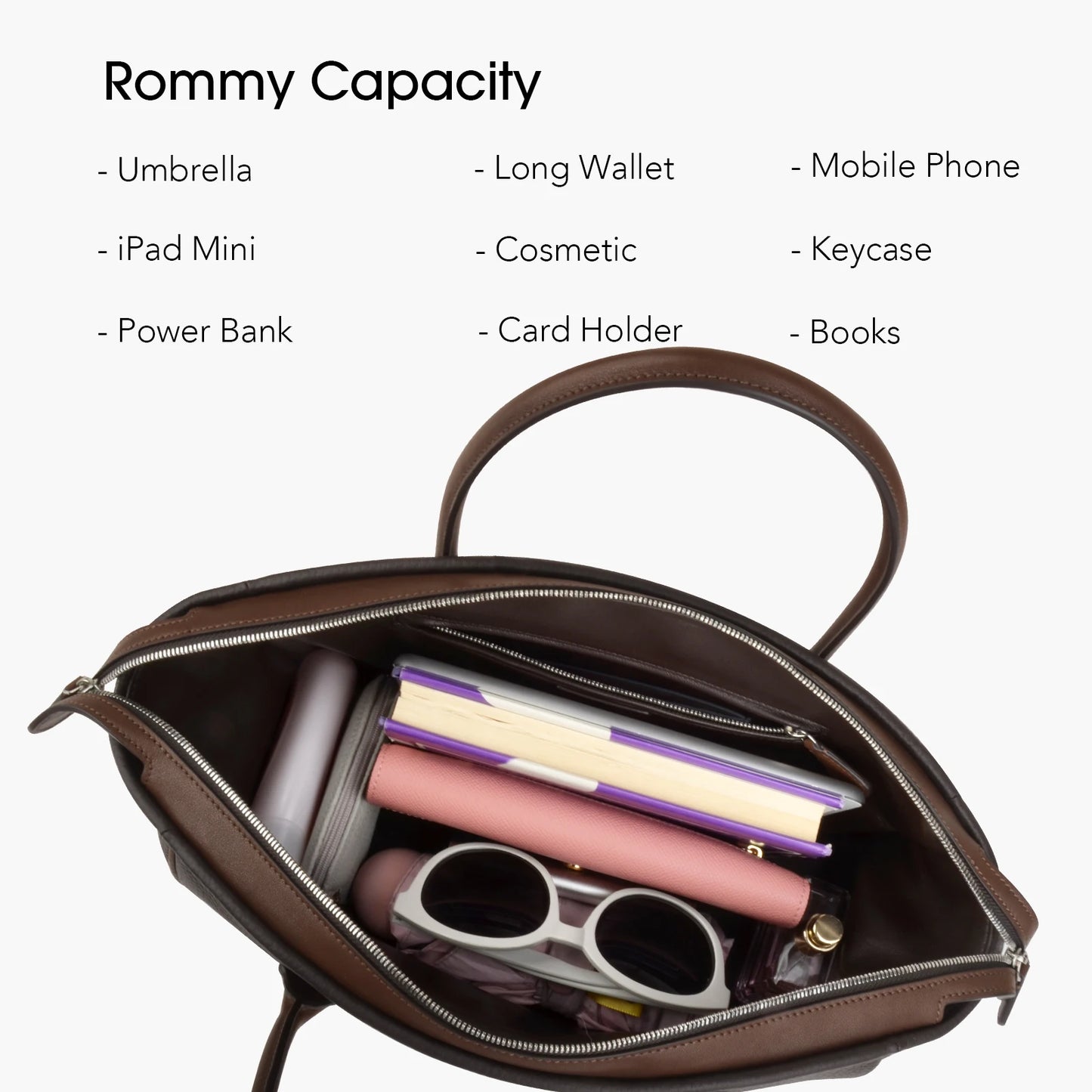 Naturbelassenes Rindsleder Top-Handle | Damen Tasche