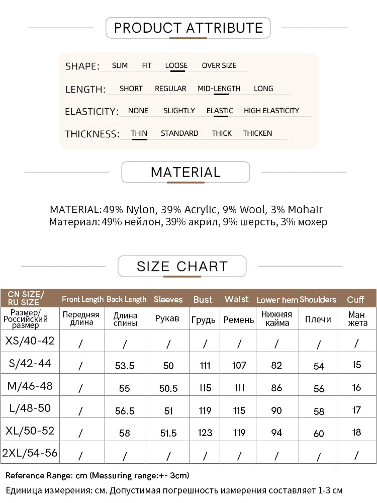 Damen V-Ausschnitt Pullover Mohair Spitze locker mittellang Frühling