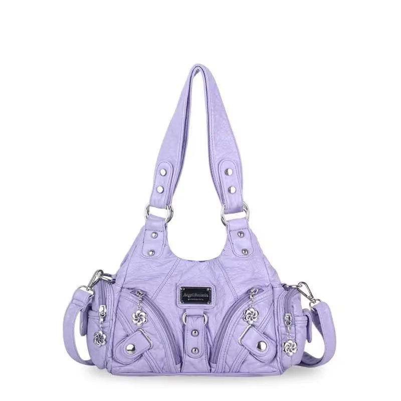 Damen-Handtasche mit Top-Griff und Mehrfachinnenfächern für Alltag und Freizeit Leichtgewichtig