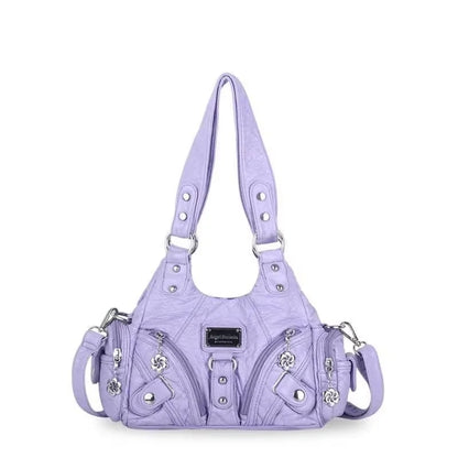 Damen-Handtasche mit Top-Griff und Mehrfachinnenfächern für Alltag und Freizeit Leichtgewichtig