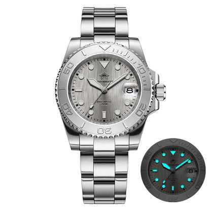 Herren-Taucheruhr mit 3D-Zifferblatt und NH35A-Automatikwerk