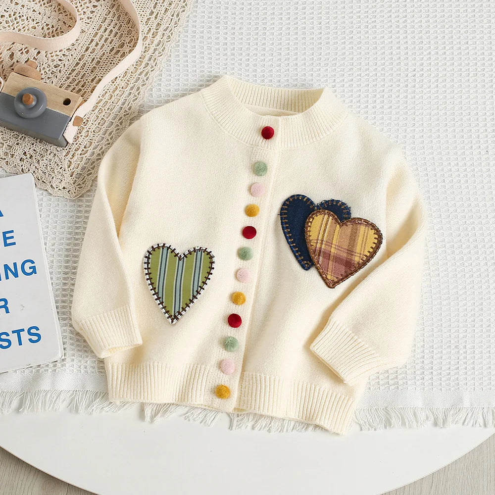 Mädchen Pullover Set mit Patchwork und Tutu Rock für Kinderoutfit 2PCS