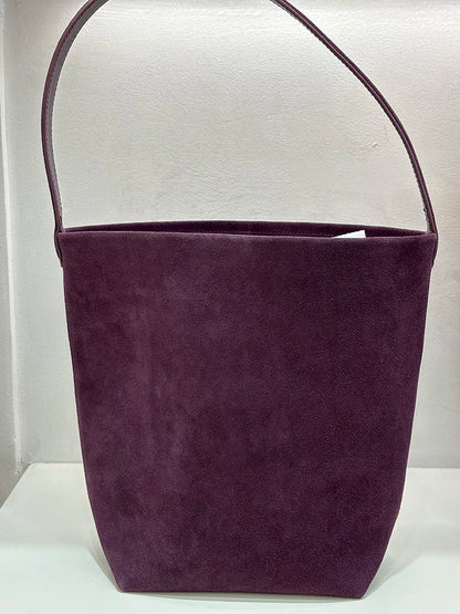 Damen Bucket-Tasche Aus Kaffee-Nubukleder | Schultertasche