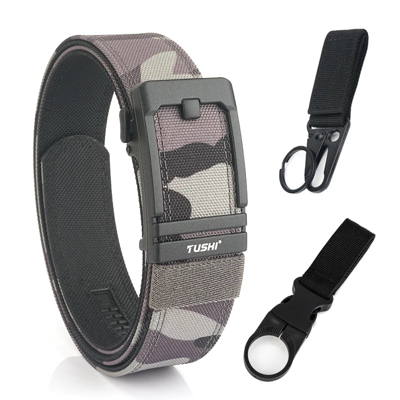Unisex-Taktischer Gürtel aus 1100D Nylon mit Metall-Schnalle, Ideal für Airsoft-Pistolen
