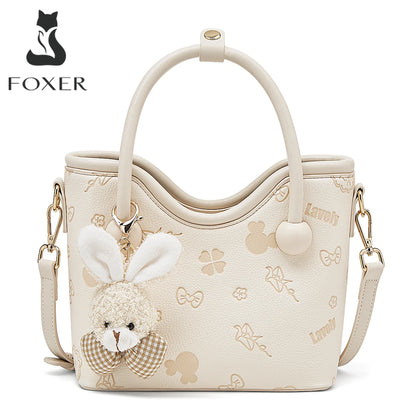 Damen Handtasche Aus PU-Leder Im Bucket-Stil Mit Crossbody Design
