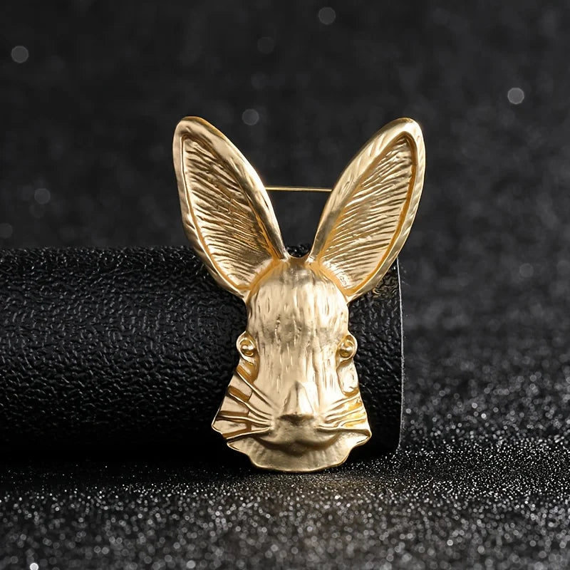 Brosche Hase Kristall Strass Luxus Kleidung Mantel Glänzend Damen