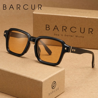 Sonnenbrille quadratisch Retro Luxe polarisiert UV400 Unisex