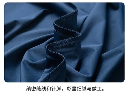 Herren-Hemd mit Vier-Wege-Stretch, Farbblock-Diamantmuster und Knopfleiste – ideal für Business-Casual und formelle Anlässe.