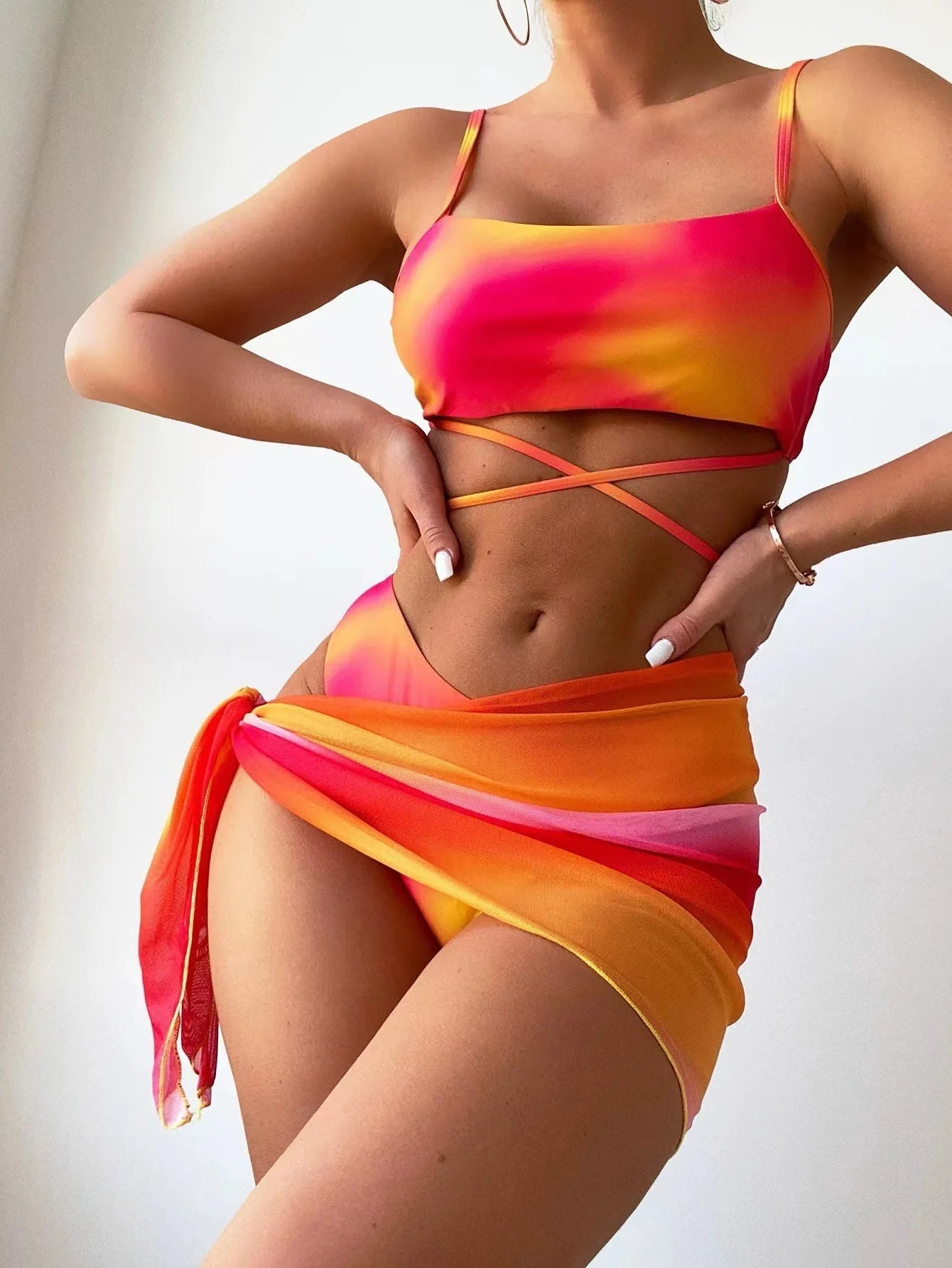 Sexy Push-Up-Bikini-Set für Damen – Brasilianischer Stil für Strand und Pool