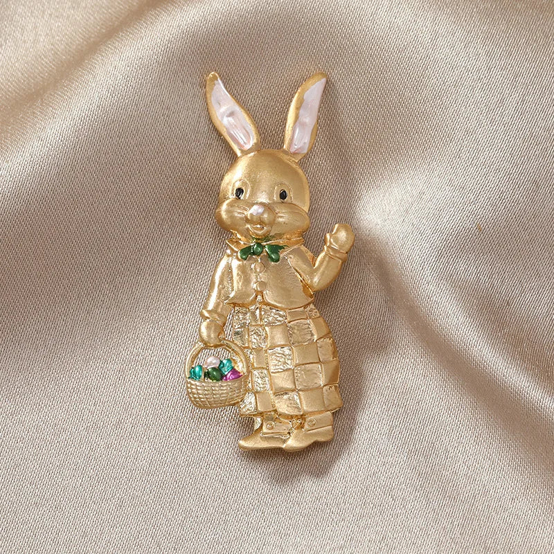 Brosche Hase Kristall Strass Luxus Kleidung Mantel Glänzend Damen