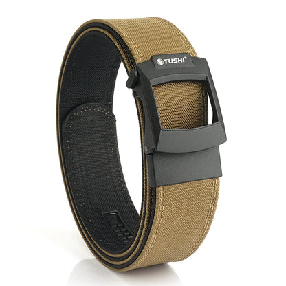 Herren-Taktischer Nylon-Gürtel Verstellbar mit Automatik-Schnalle 4,3 cm Breite Alltagsseinsatz