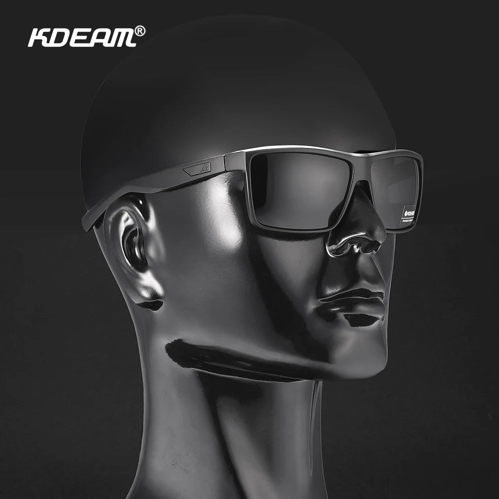 Sonnenbrille Rechteck polarisiert UV400 Beschichtung Herren
